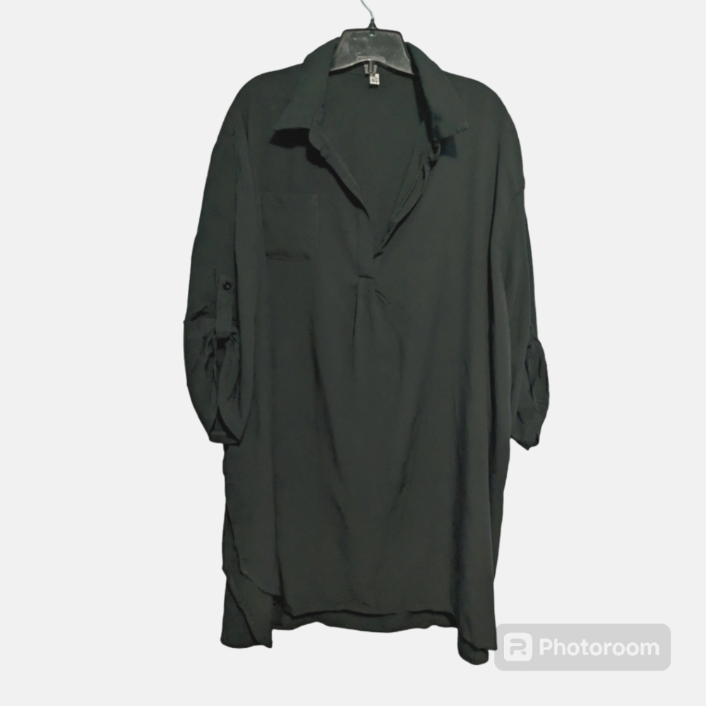 Women's Long Sleeve Top. Black. Size XXL. Ekouaer